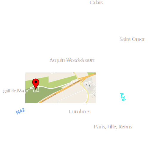 Plan d'accès à la ferme de la Haute-Drève